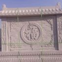 承德 芝麻白花岗岩屏风，照壁，影壁