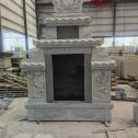 承德 芝麻灰高档墓碑、土墓，一套也支持定做