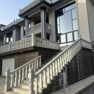 承德 芝麻白别墅阳台栏杆，楼梯栏杆
