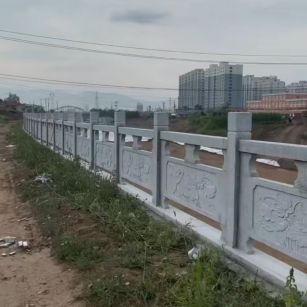 承德 石材河道栏杆