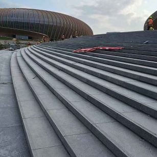 承德 弧形整石台阶铺装效果图