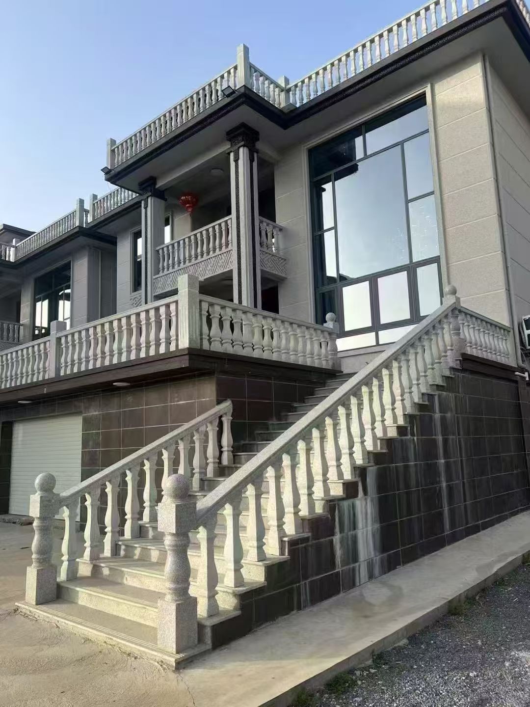 承德 芝麻白别墅阳台栏杆，楼梯栏杆