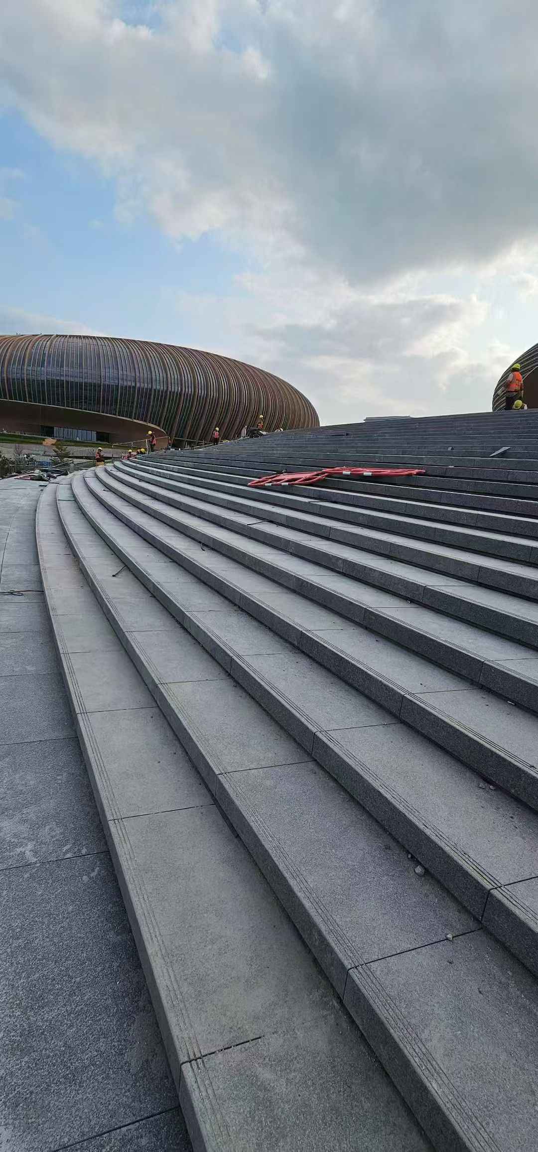 承德 弧形整石台阶铺装效果图