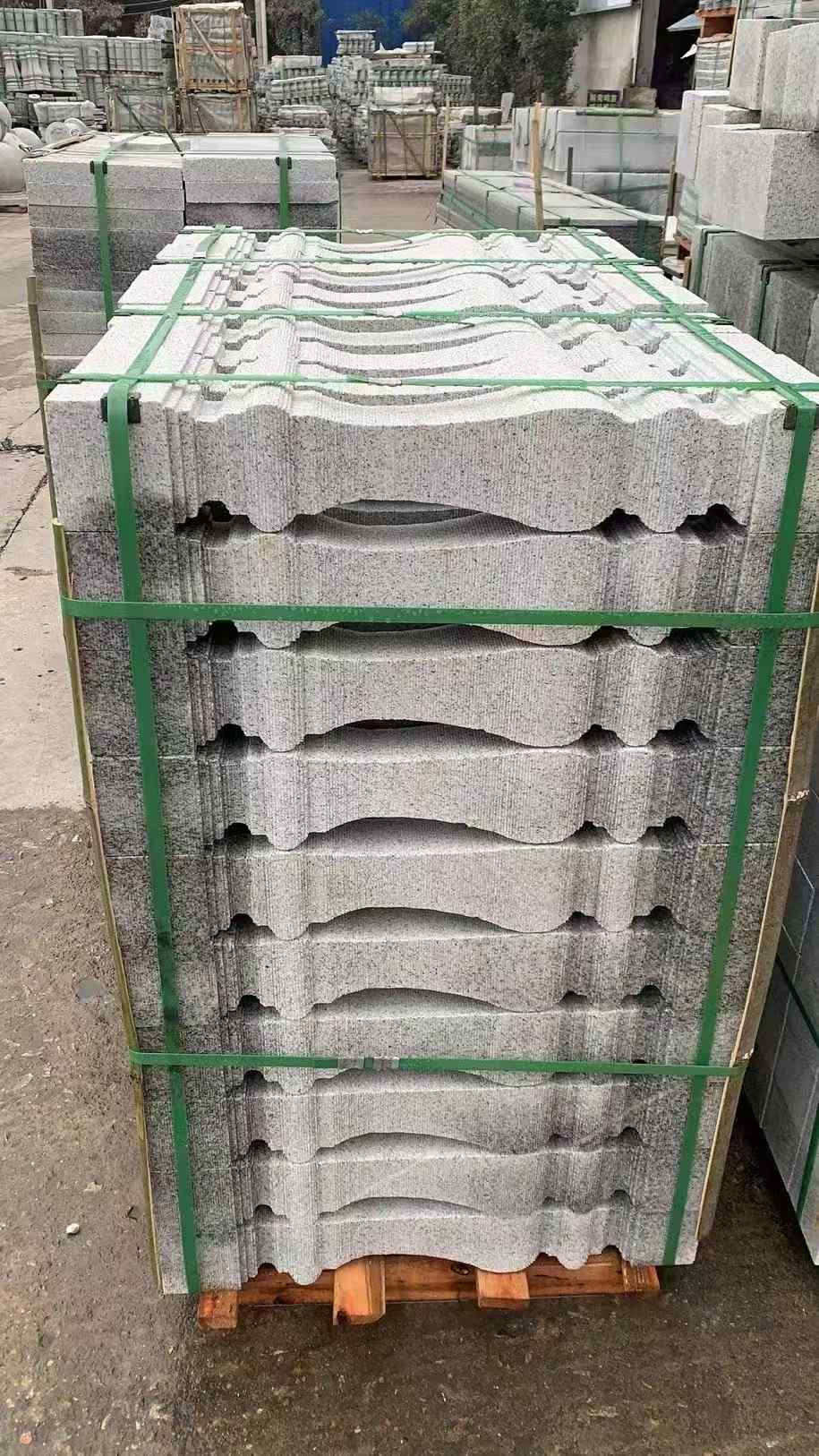 承德 芝麻白方形拉丝面，栏杆花瓶柱