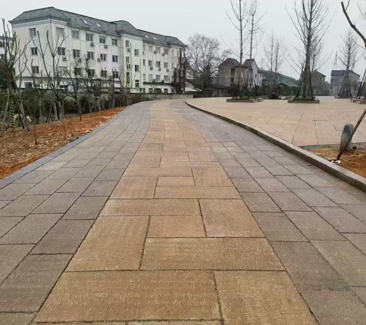 承德仿古石铺装效果