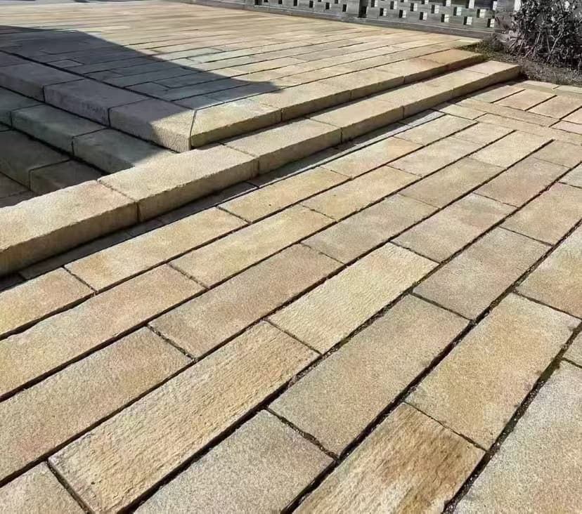 承德仿古石铺装效果