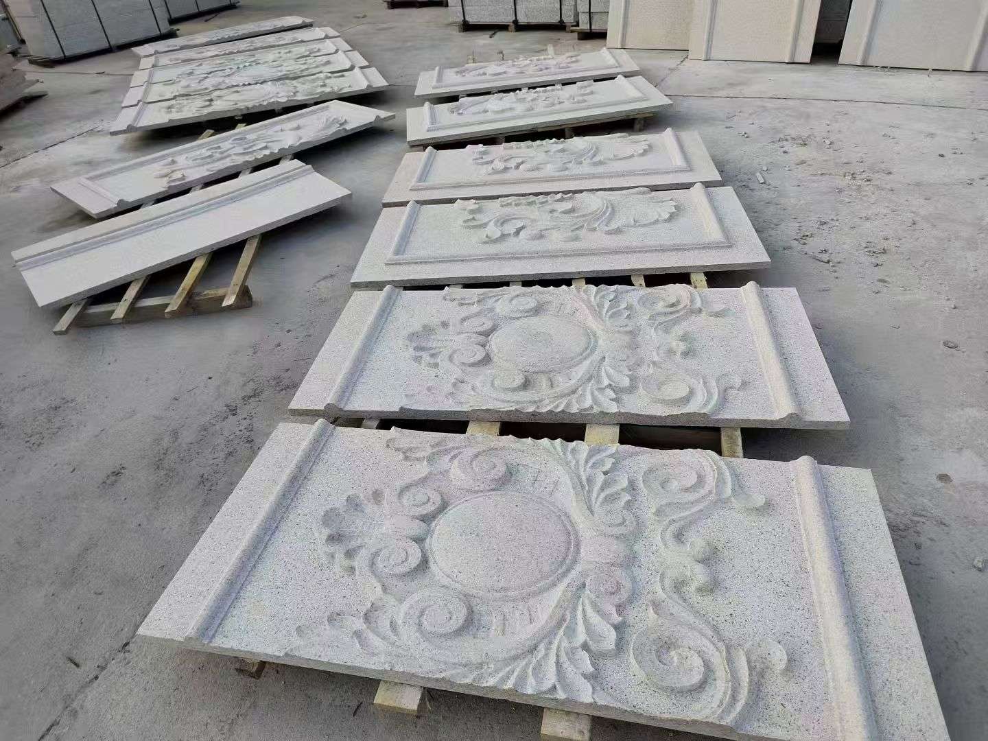 承德 芝麻白干挂雕花板