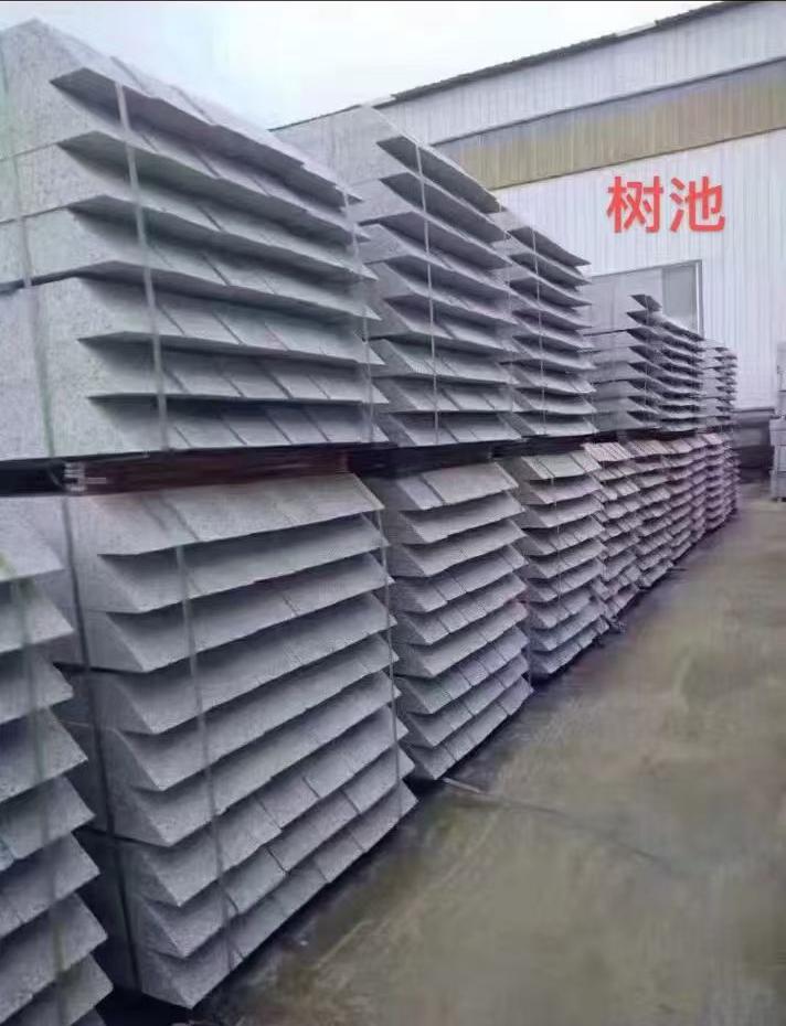 承德 芝麻灰切头树池